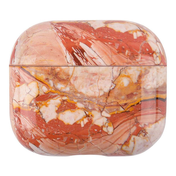 SKALO AirPods 3 Marmori suojakuori, jossa on karabiini - #3 Multicolor