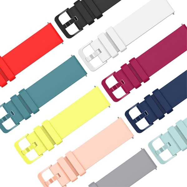 SKALO Silikonarmband till Samsung Watch 3 45mm - Fler färger Vit