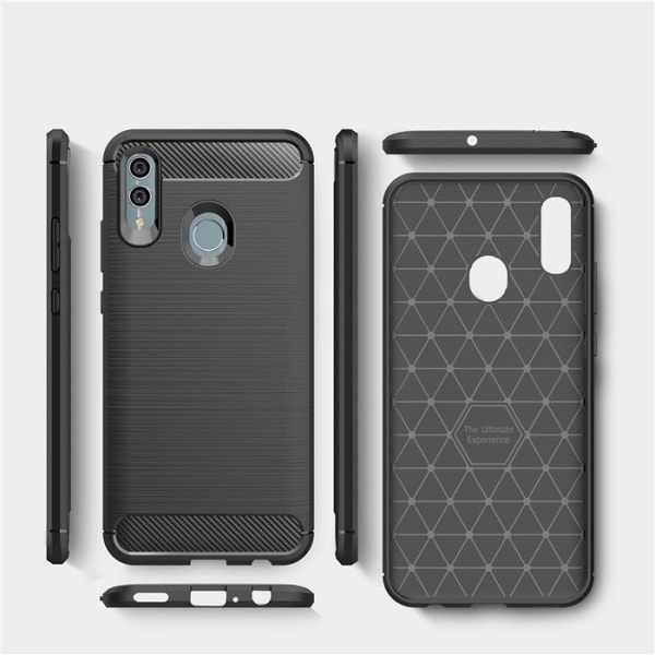 Stødsikkert Armour Carbon TPU cover Huawei P Smart 2019 - mere farve Grey