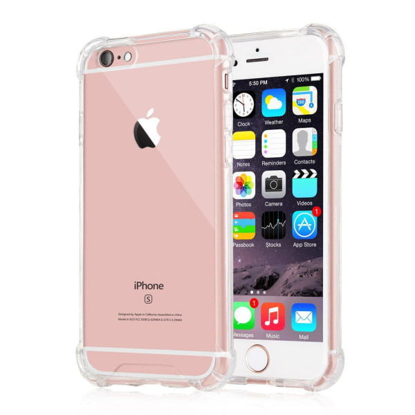 SKALO iPhone 6/6S Ekstra stærk TPU-cover Transparent