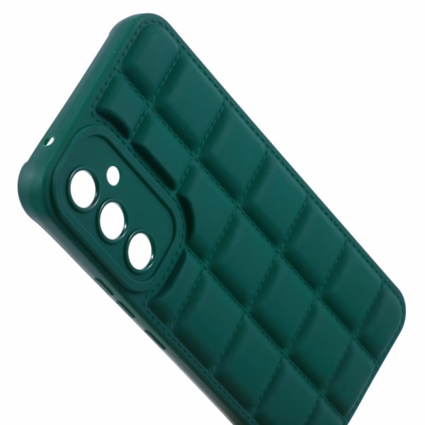 SKALO Samsung A15 4G Puffer Bumper TPU-Skal - Grön Grön