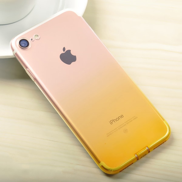 Gradient färgade Silikon TPU-Skal till iPhone 7/8 Green