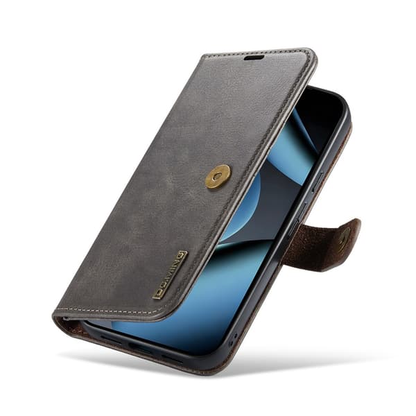 DG MING 2-i-1 Magnet Flip Cover til Google Pixel 11 Pro - Grå Grey
