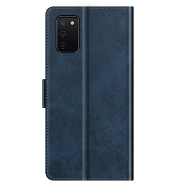 SKALO Samsung A02s / A03s Premium Plånboksfodral - Blå Blå