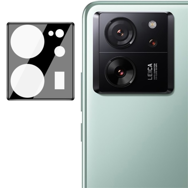SKALO Xiaomi 13T/13T Pro 3D Linsskydd/Kameraskydd Härdat Glas Svart