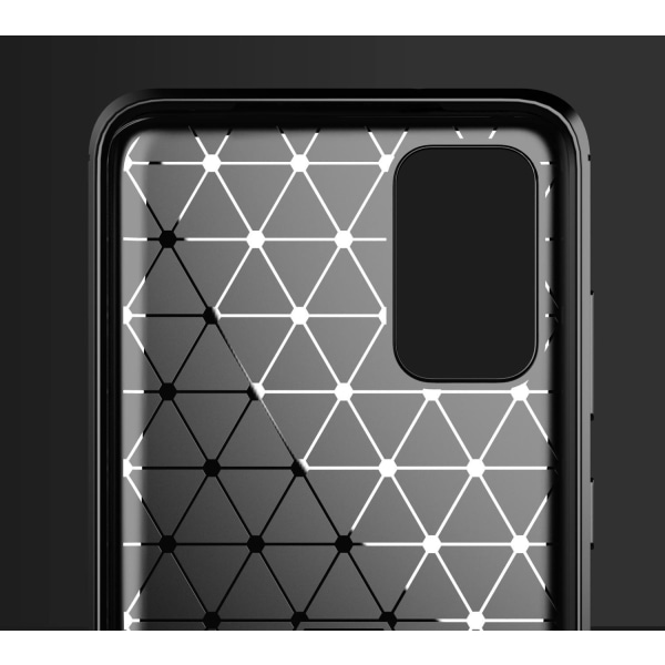 Iskunkestävä Armor Carbon TPU-kotelo Samsung S20 Plus - enemmän värejä Grey