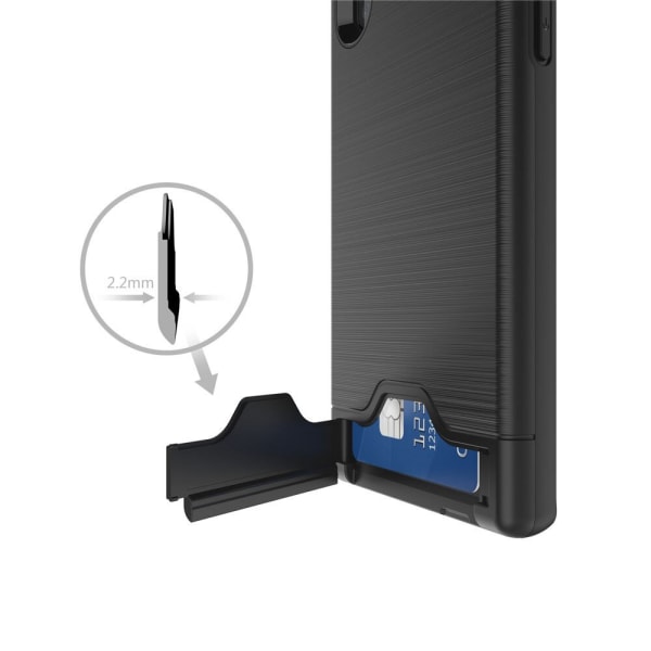 Samsung Note 10 | Armor skal | Korthållare - fler färger Turkos