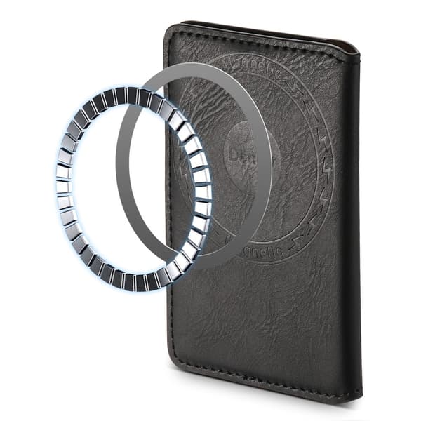 DENIOR iPhone 16 D12 Kuori+Lompakko - Musta Black