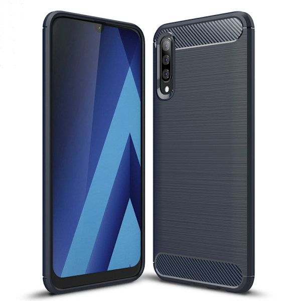 Stöttåligt Armor Carbon TPU-skal Samsung A50 Blue