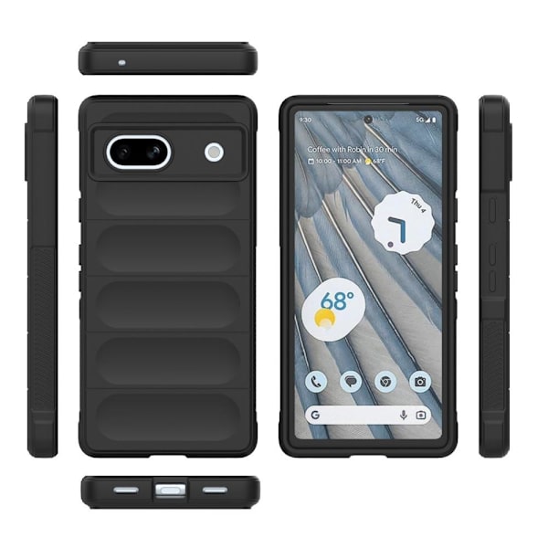 SKALO Google Pixel 7a Rugged Bumpers TPU-Skal Mörkblå