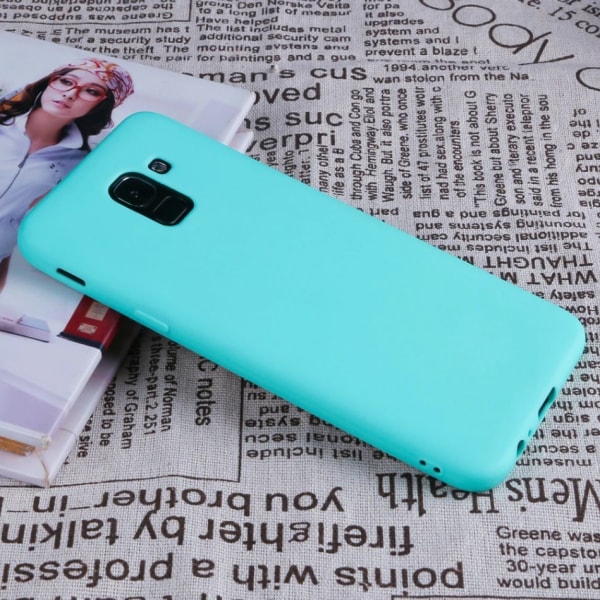 Samsung J6 2018 Ultratyndt silikonetui - flere farver Turquoise