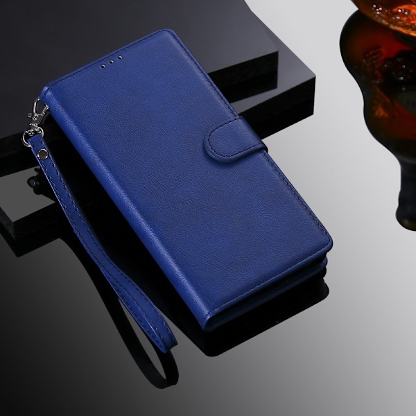 SKALO Samsung S25 Edge 2-i-1 Magnetisk Aftagelig Flip Cover - Blå Blue