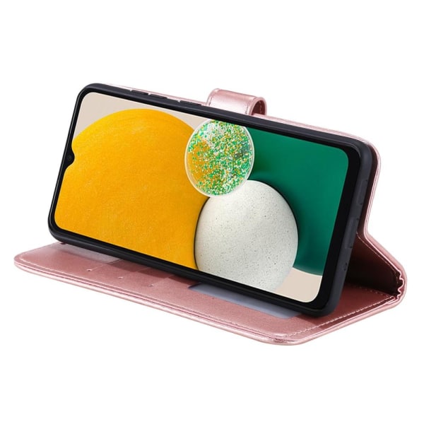 SKALO Samsung A13 4G Mandala lompakkokotelo - Ruusukulta Pink gold
