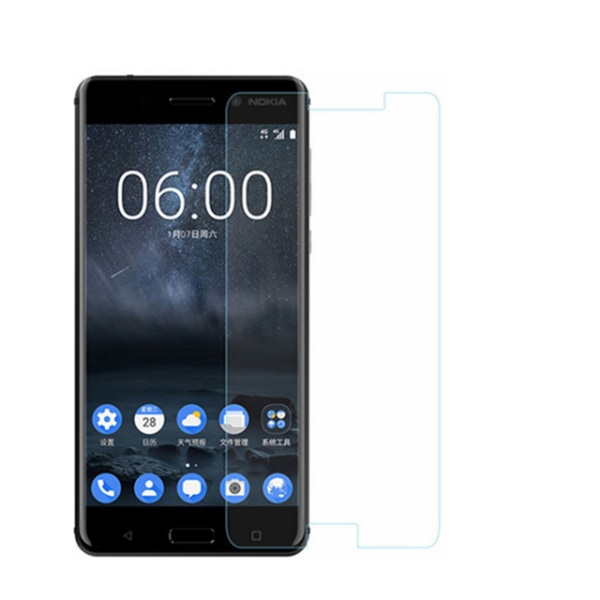 2-PACK karkaistu lasi Nokia 6 Transparent