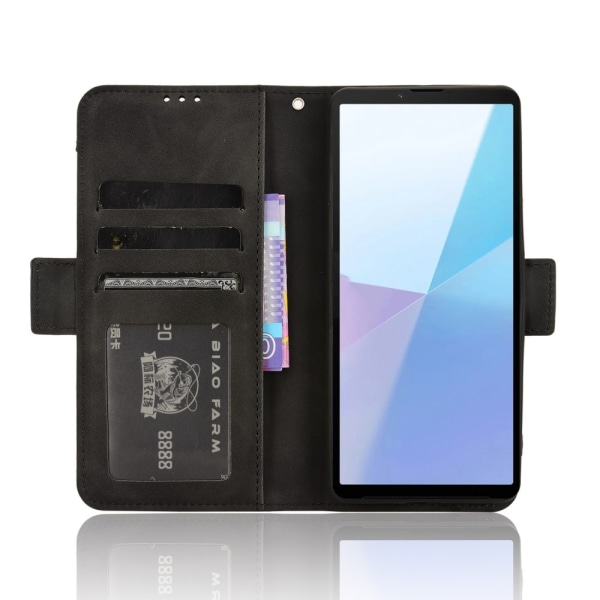 SKALO Sony Xperia 10 VI 6-RUM Pungetaske - Sort Black