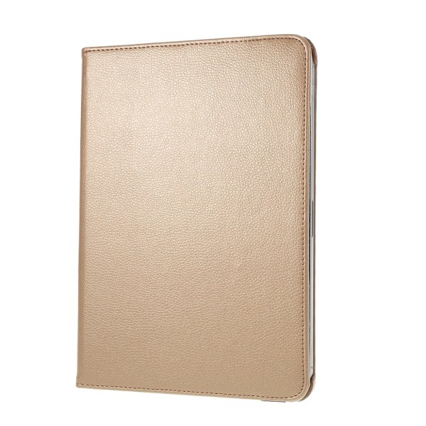 SKALO iPad Pro 12.9 (Gen 4/5/6) 360 Litchi Flip Cover - Guld Gold