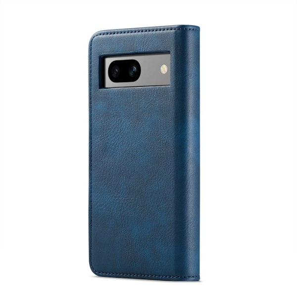 DG MING Google Pixel 8a 2-in-1 magneetti lompakkokotelo - Sininen Blue