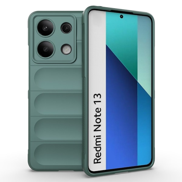 SKALO Xiaomi Redmi Note 13 4G Rugged Bumpers TPU-Cover - Grøn Green