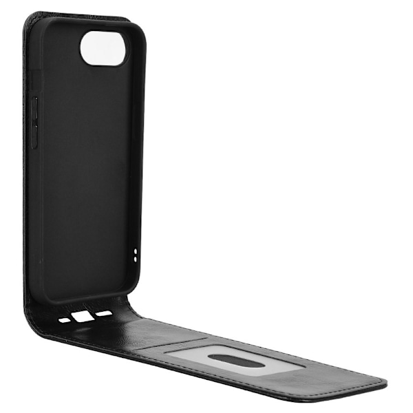 SKALO iPhone 16e Vertical PU-Läder Skal - Svart Svart
