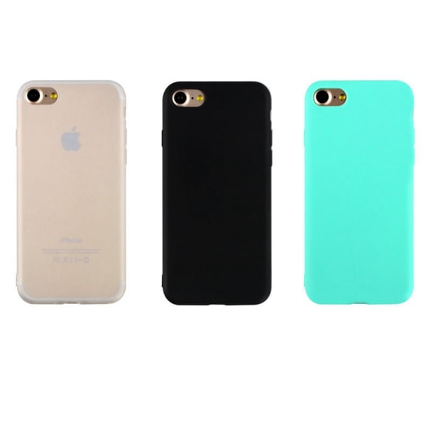 iPhone 7/8 Ultratyndt silikonetui - flere farver Transparent