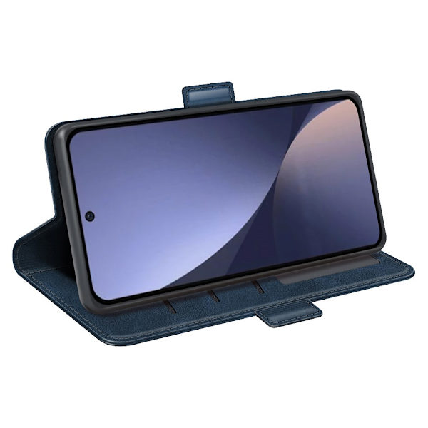 SKALO Xiaomi 13 5G Premium Wallet Lompakkokotelo - Sininen Blue
