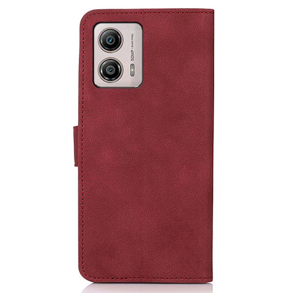 SKALO Motorola Moto G23 4G KHAZNEH Pungetui i PU-læder - Rød Red