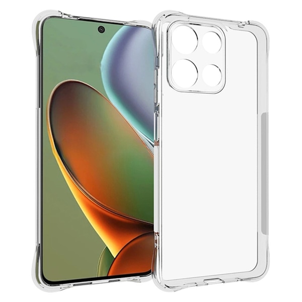SKALO Motorola Moto G15 4G Extra strong TPU Suojakuori - Läpinäkyvä Transparent