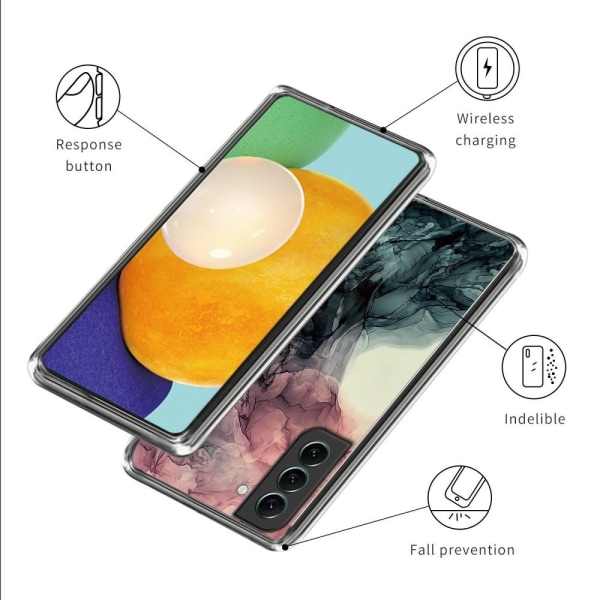 SKALO Samsung S23 Plus Marmor TPU-skal - Motiv 3 multifärg