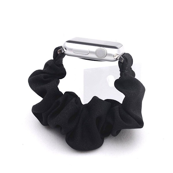 SKALO Scrunchie-ranneke Apple Watch Series 10 42mm - Valitse väri Black