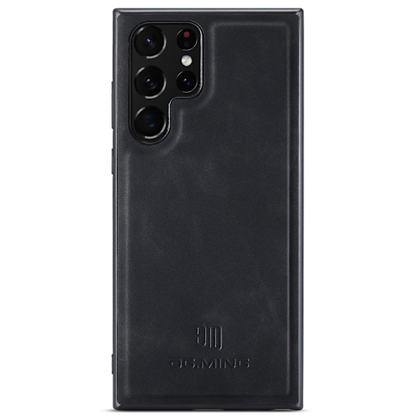 DG.MING Samsung S24 Ultra Premium PU-nahka Hybridi Suojakuori - Musta Black