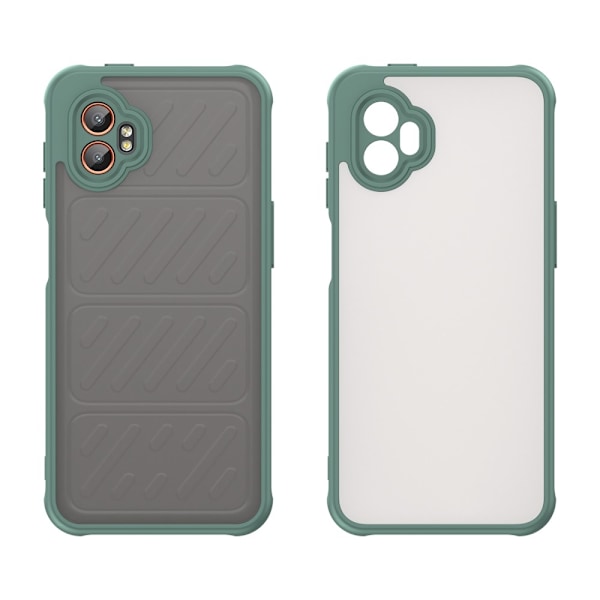 SKALO Samsung XCover7 Pro Color Bumper Frosted Skal - Grön Grön