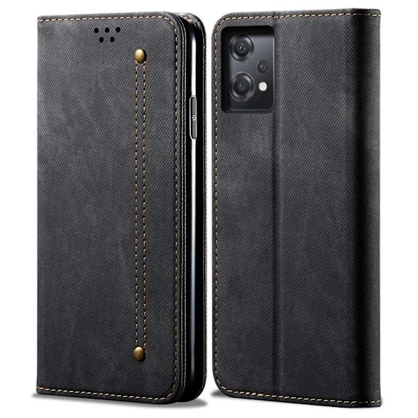 SKALO OnePlus Nord CE 2 Lite 5G Jeans Flip Cover - Sort Black