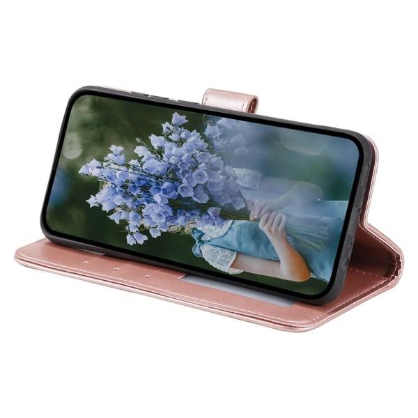 SKALO Samsung A55 5G Mandala Plånboksfodral - Roséguld Rosa guld