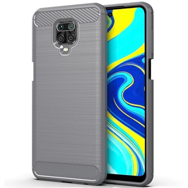 Stöttåligt Armor Carbon TPU-skal Xiaomi Redmi Note 9 Pro - fler grå