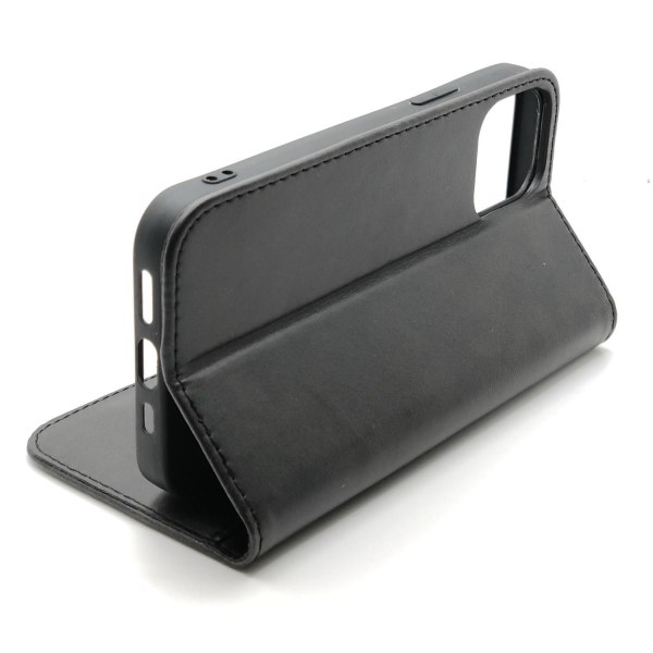 Plånboksfodral Premium iPhone 12 / 12 Pro - fler färger Svart