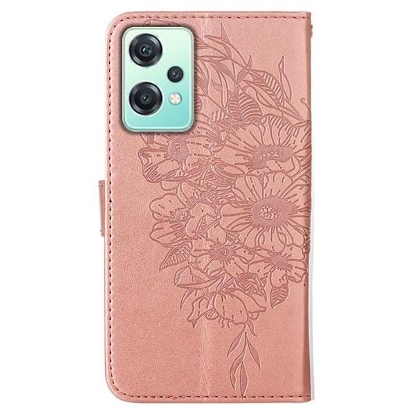 SKALO OnePlus Nord CE 2 Lite 5G Mandala Flip Cover - Rosa guld Pink gold