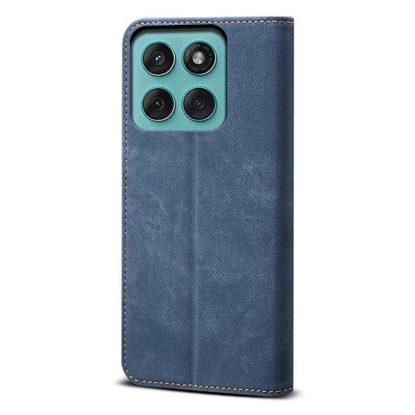 SKALO Motorola Edge 60 Jeans Lompakkokotelo - Sininen Blue