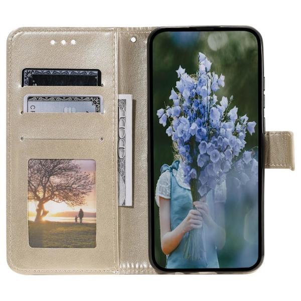 SKALO Xiaomi Redmi Note 12 4G Mandala Flip Cover - Guld Gold
