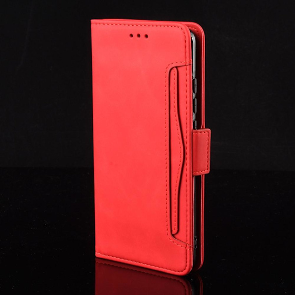 SKALO Samsung A04s 4G 6-lokeroa Lompakkokotelo - Punainen Red