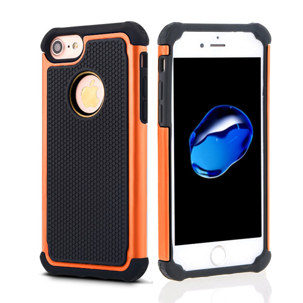 iPhone 7 ekstra beskyttelsescover | Stødsikker rustning - flere farver Orange