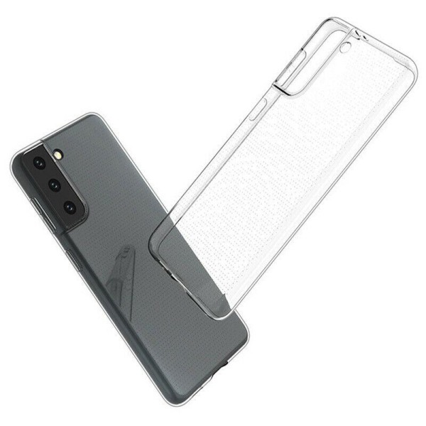 Läpinäkyvä silikoni-TPU-kotelo Samsung S21 Plus -puhelimelle Transparent