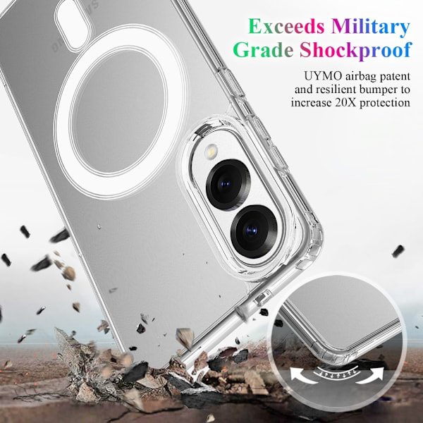 SKALO Samsung S25 Edge Transparent TPU Cover - Gennemsigtig Transparent