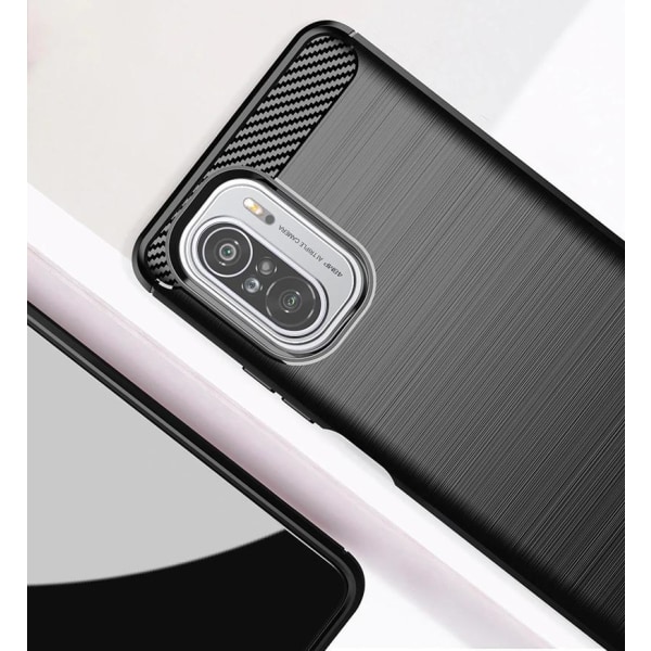 SKALO Xiaomi Mi 11i Armor Carbon Stødsikker TPU-cover - Vælg farve Grey