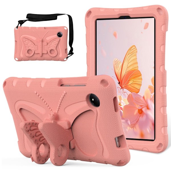 SKALO Xiaomi Redmi Pad SE 8.7 Butterfly EVA Fodral - Rosa Rosa