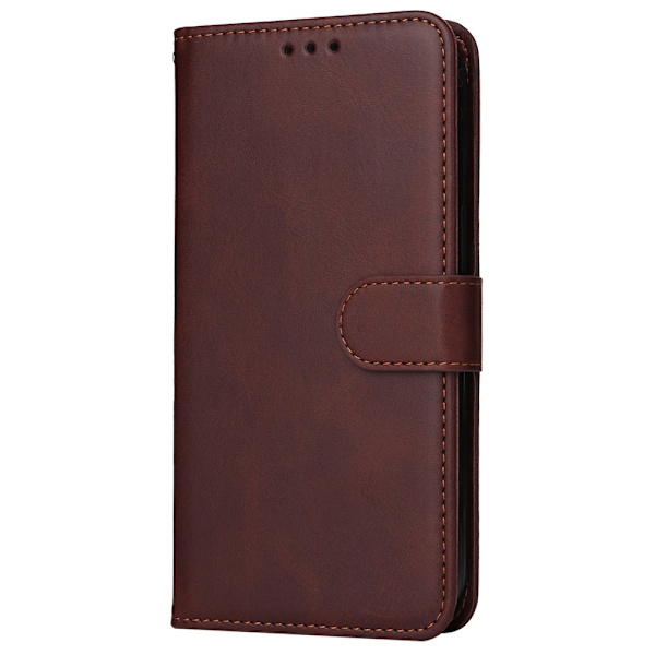 SKALO OnePlus 12R 5G PU-læder Pungetui - Vælg farve Brown