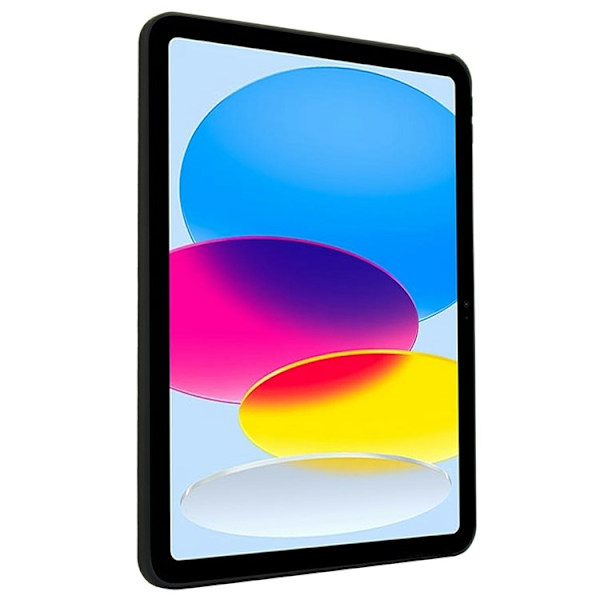 SKALO iPad 10.9 (2022) Color Hybrid Kickstand Suojakuori - Musta Black