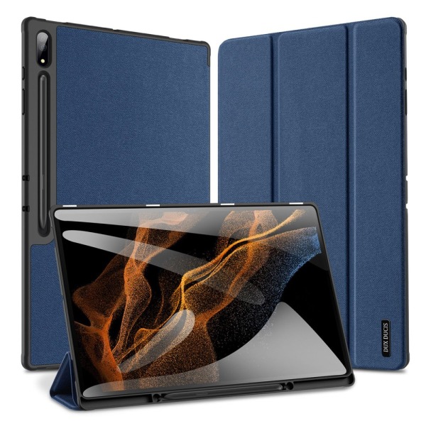 DUX DUCIS Samsung Tab S9 Ultra DOMO Series Trifold Suojakotelo - Sininen Blue