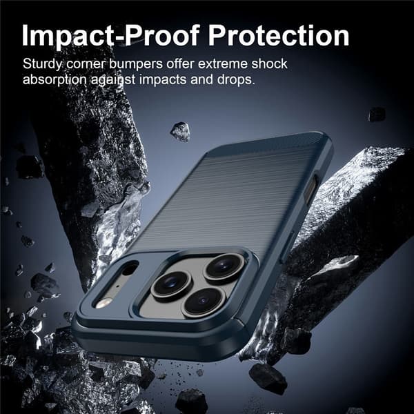 SKALO Armor Carbon  för iPhone 18 Pro Max Cover til iPhone 18 Pro Max - Vælg farve Blue