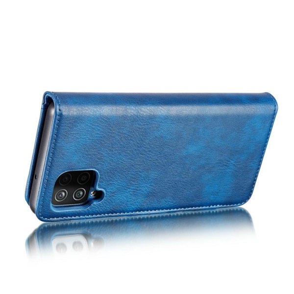 DG MING Samsung A22 4G 2-i-1 Magnet Plånboksfodral - Blå Blue