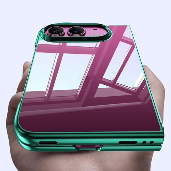 SKALO Electroplated Hybrid Cover til iPhone Duo - Sølv Silver